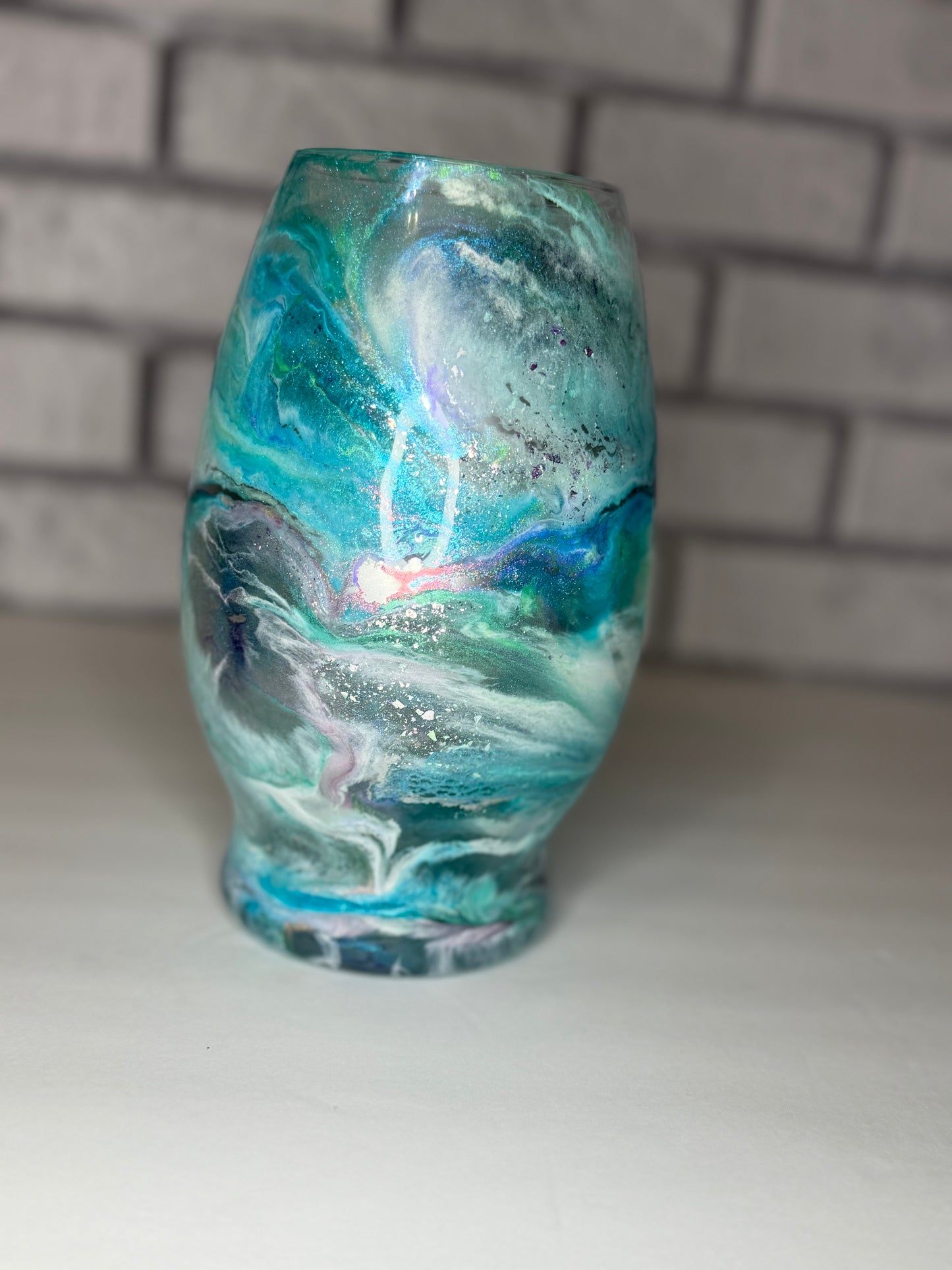 #15- Seaglass Candle Votive