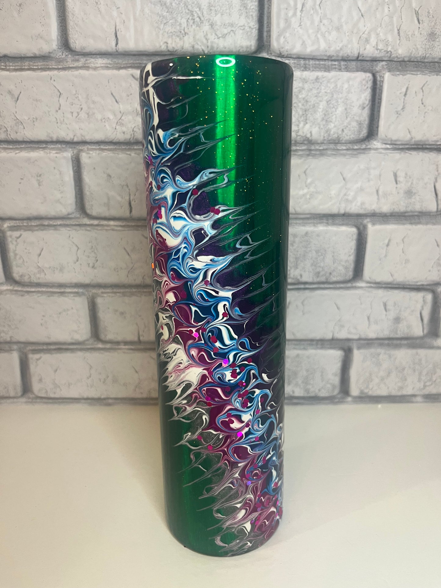 #23--32oz Plump- Emerald Fog
