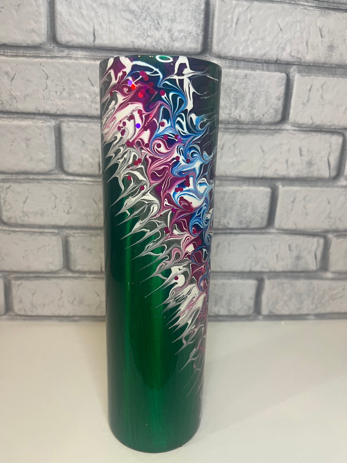 #23--32oz Plump- Emerald Fog