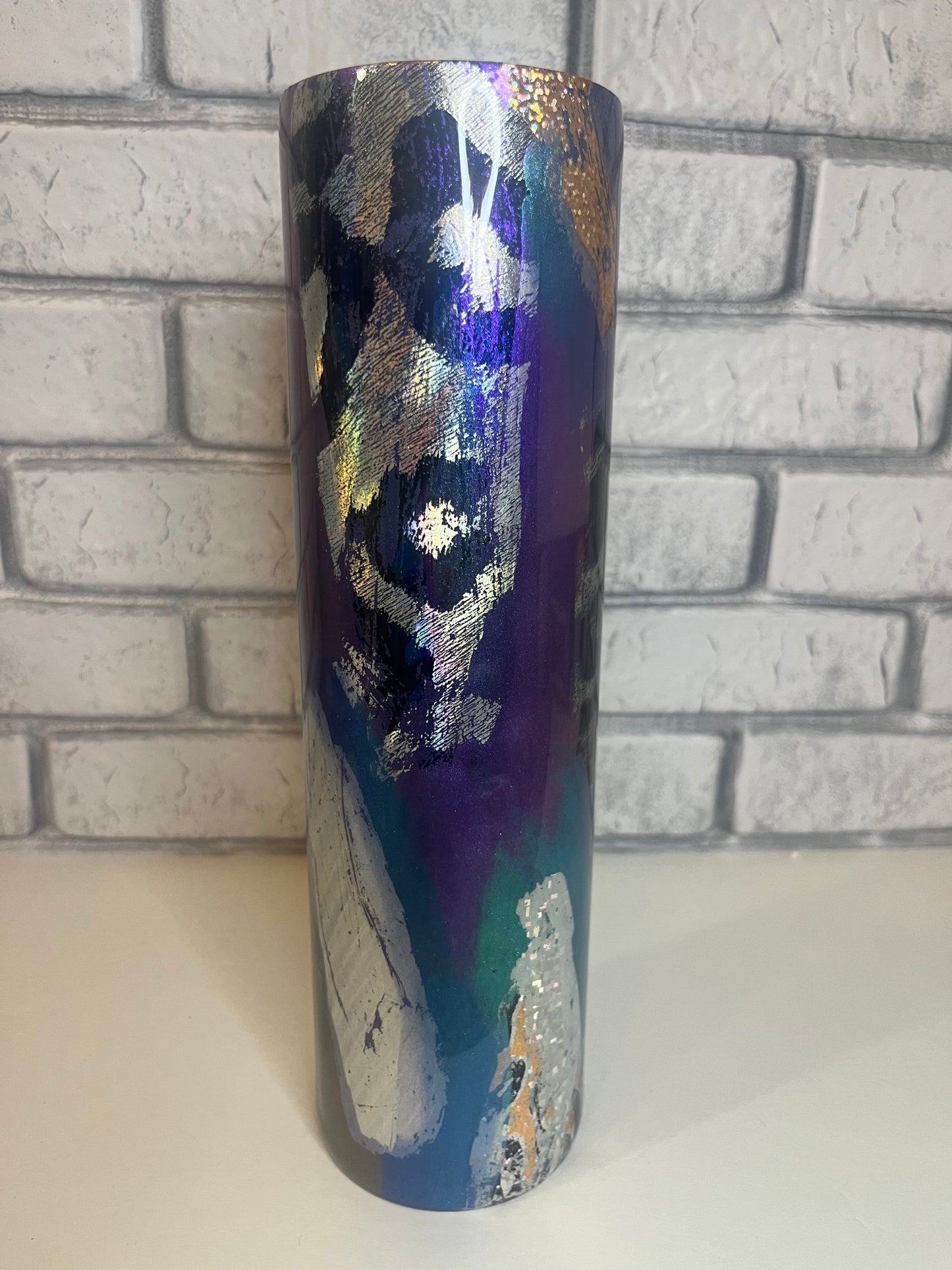 #25--32oz Plump- Abstract Leopard