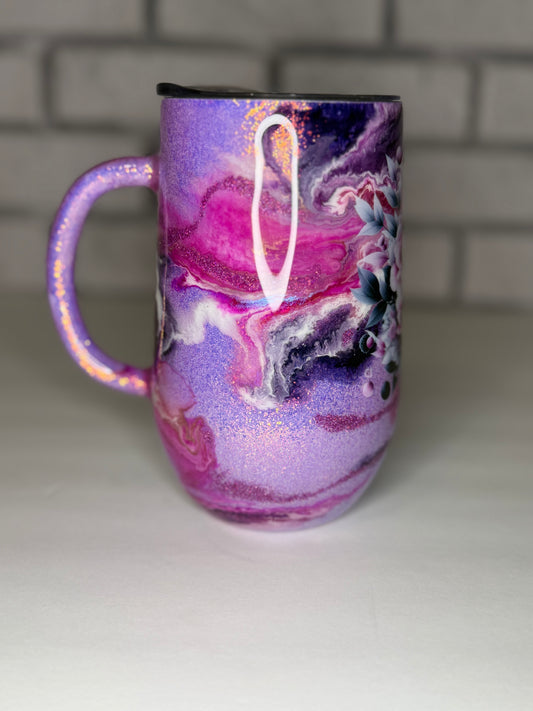#16- 16oz Stemmy Coffee Mug-Emo Purple
