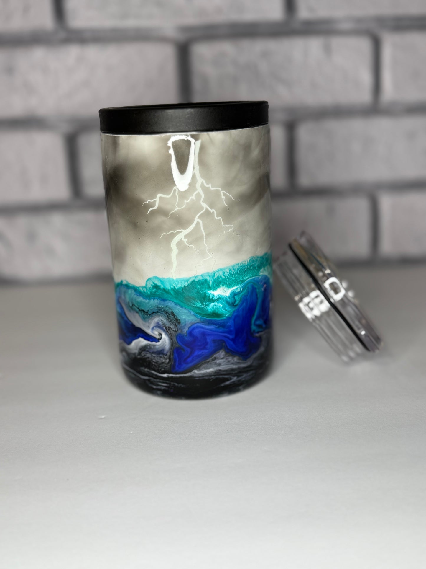 #25- 12oz Thick can Duozie- Stormy Seas