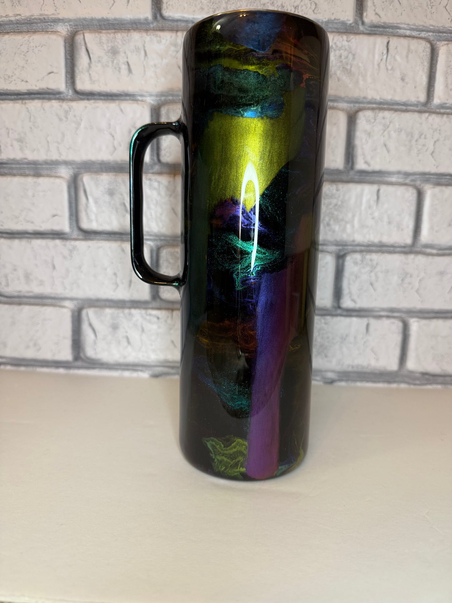 #15--30oz handle- Chrome Challenge