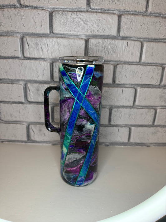 #9--30oz handle- Twisted Tape