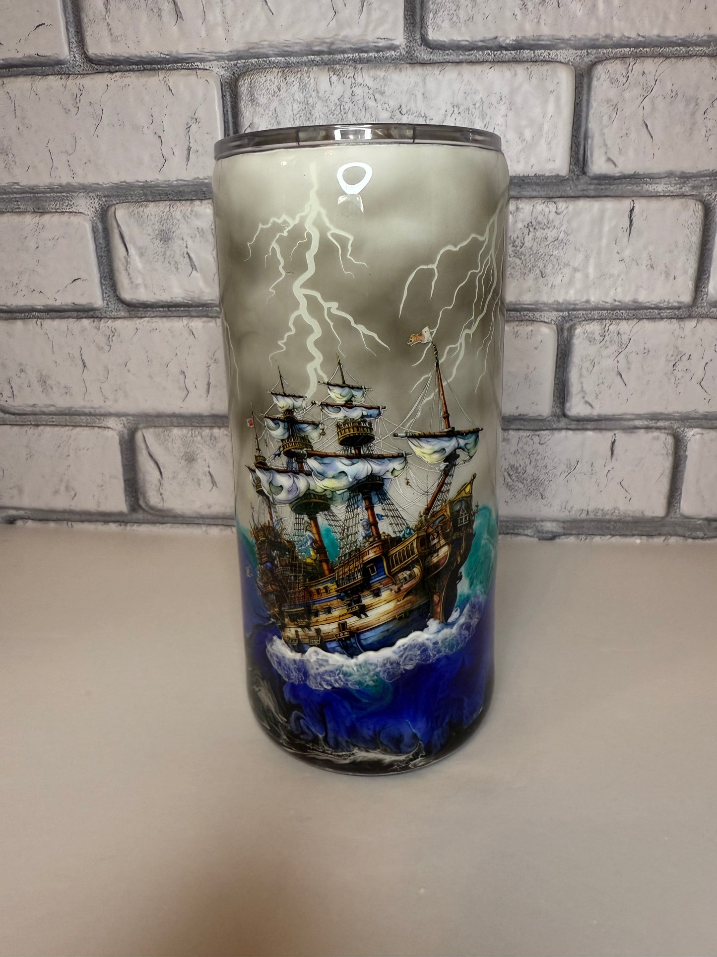 #33--20oz Thick- Stormy Seas