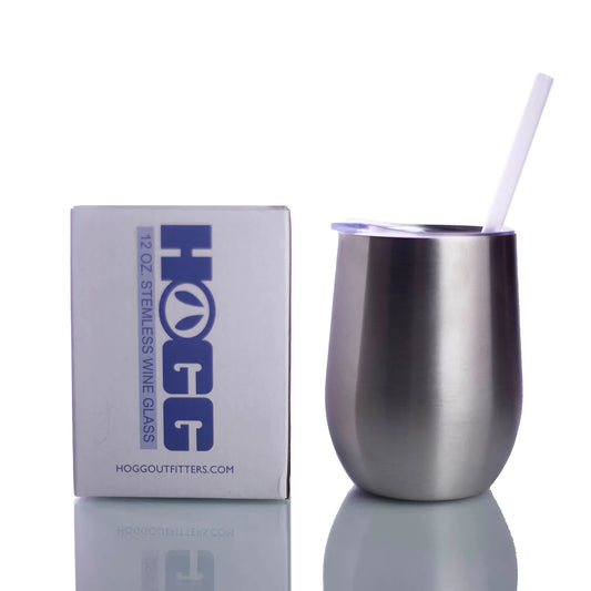 Customized 12oz stemless wine glass